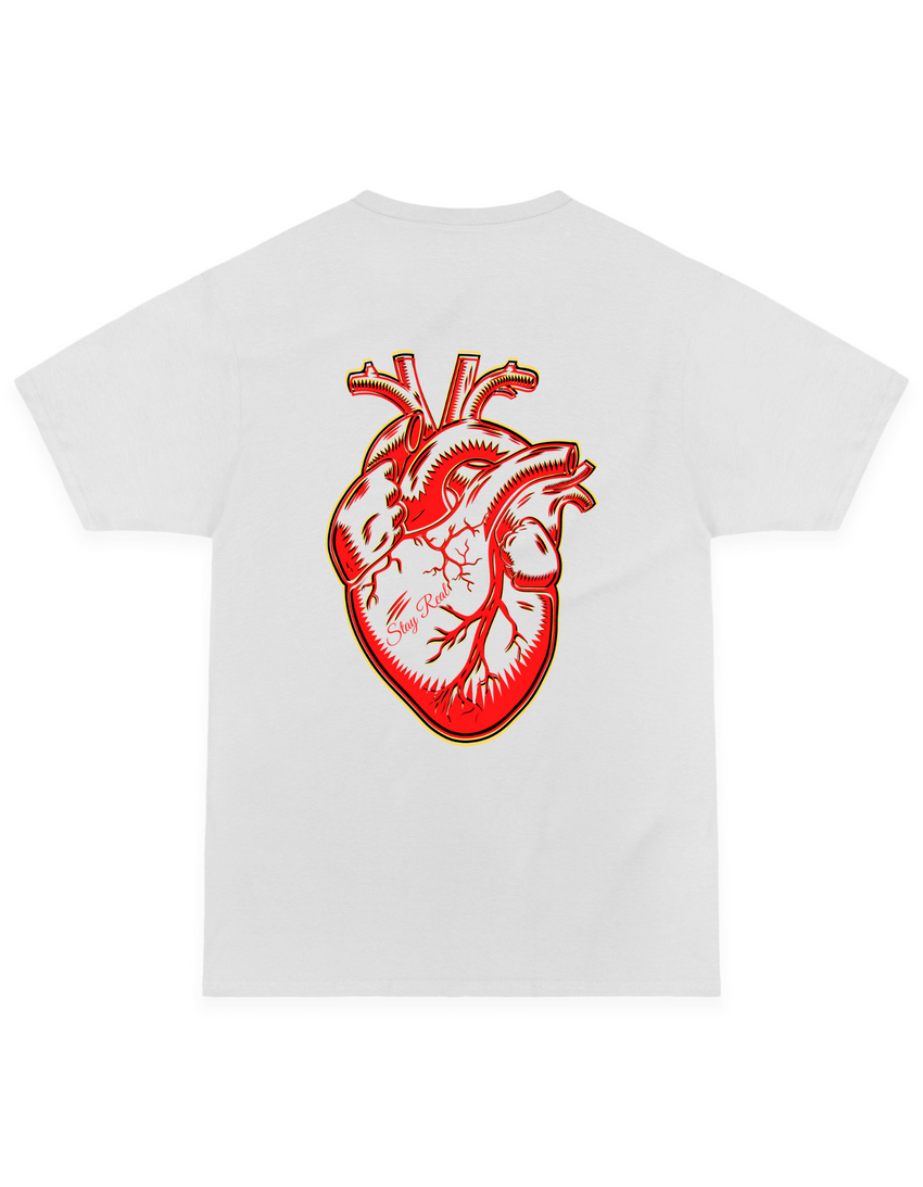 "Stay REAL" Heart Tee